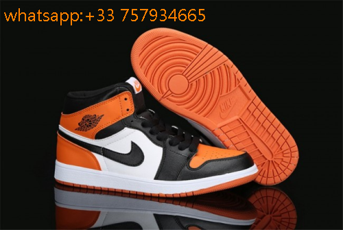 air jordan 1 orange homme
