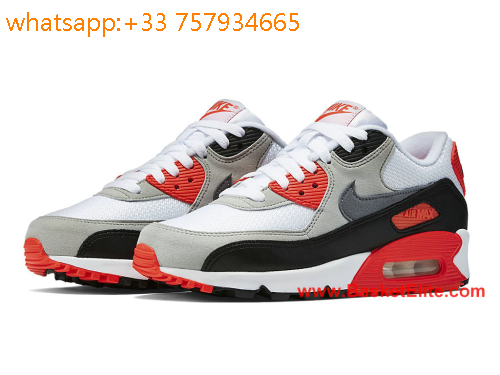 air max 90 blanche rouge