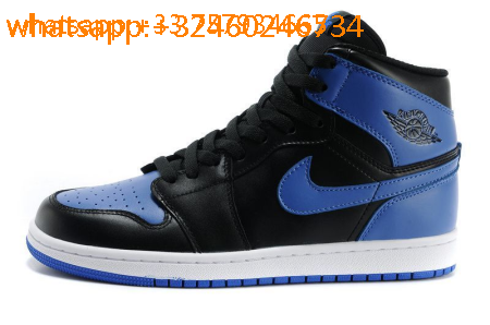 air jordan 1 bleu noir