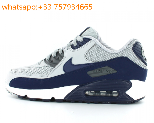 chaussure femme nike air max 90 blanche bleu royal
