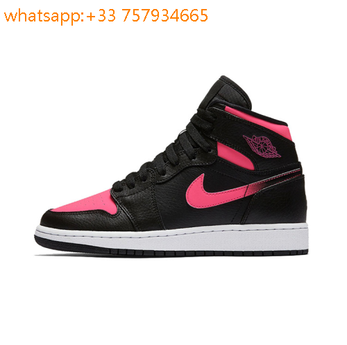 air jordan 1 noir et rose