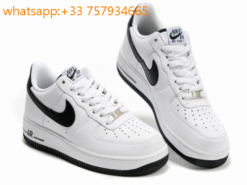 air force 1 noir et blanche homme