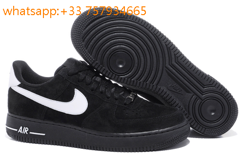 nike air force 1 homme noir et blanche pas cher