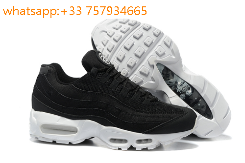 air max 95 blanche et noir homme