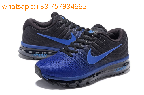 nike air max 2017 bleu et noir