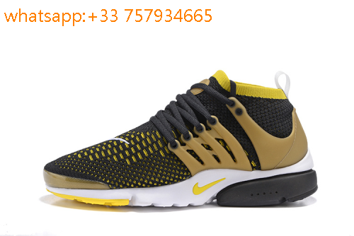 nike flyknit jaune