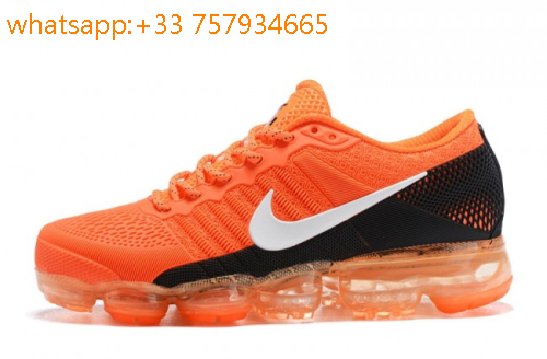 air vapormax noir orange